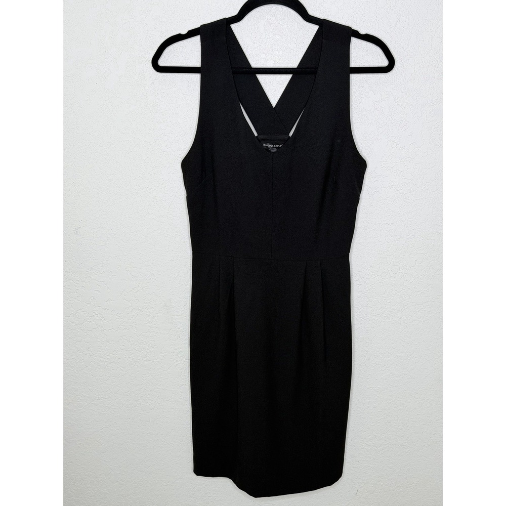 Banana Republic Dress Size 2 Black Sleeveless Career Party Cocktail